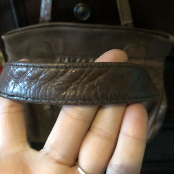 Vintage real leather Old Lady Bag - Picture 2 of 11